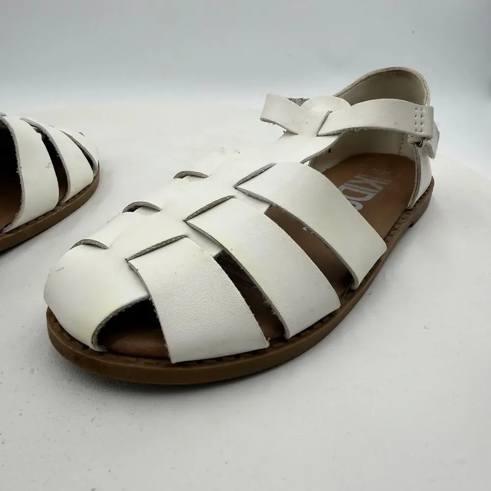 Cotton On Kids White Strappy Gladiator Sandals Size 2